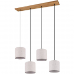 LAELAMP TRIO ELMAU 4XE27 PUIT/TEKSTIIL
