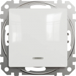 L&Uuml;LITI 1-NE VEKSEL SIN.LAMP SCHNEIDER-ELECTRIC SEDNA DESIGN VALGE