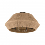 LAEVALGUSTI EGLO ALDERNEY E27 1X40W MUST METALLIK/NATURAAL.