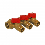 KOLLEKTOR KUULKRAANIDEGA 3/4" - 3X1/2" VK