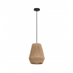 RIPPVALGUSTI EGLO ALDERNEY E27 1X40W MUST METALLIK/NATURAAL.