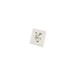PISTIKUPESA LUNA USB-GA VALGE