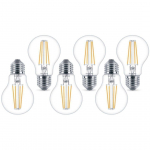 LED LAMP 7 -60W E27 A60 806LM 2700K KLAAR FIL 6TK PAKIS