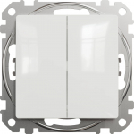 L&Uuml;LITI 2-NE VEKSEL SCHNEIDER-ELECTRIC SEDNA DESIGN VALGE