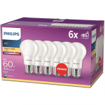 LED LAMP PHILIPS 7W E27 A60 2700K 806LM 6TK PAKIS