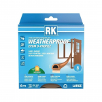 AKNA- JA UKSETIHEND RK EPDM LARGE D-PROFIIL PRUUN 6M