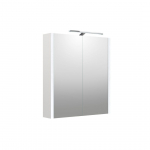 PEEGELKAPP RB BATHROOM URBAN 60 VALGUSTIGA MATT VALGE