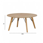 DIIVANILAUD HELENA D80XH45CM TAMM