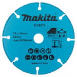 L&Otilde;IKEKETAS MAKITA D-78374 76MM VOLFRAMKARBIID KATTEGA