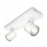 KOHTVALGUSTI PHILIPS RUNNER 2X50W GU10 VALGE