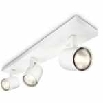KOHTVALGUSTI PHILIPS RUNNER 3X50W GU10 VALGE