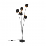 P&Otilde;RANDALAMP TRIO TOMMY 5X 40W E14 MATT MUST/KULD