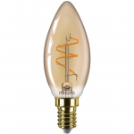 LED LAMP PHILIPS AMBER KULD 15W E14 B35 180LM