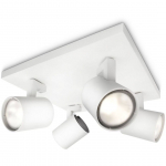 KOHTVALGUSTI PHILIPS RUNNER 4X50W GU10 VALGE