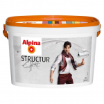 STRUKTUURV&Auml;RV ALPINA STRUCTUR EFFEKT 10L VALGE MATT