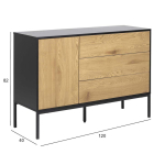 KUMMUT SEAFORD 120X40XH82CM TAMM