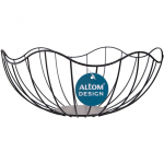PUUVILJAKORV ALTOM DESIGN METALLIST 28X12CM