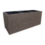 LILLEKAST WICKER 110X39XH45CM, TUMEPRUUN