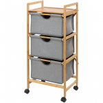 RIIUL WENKO BAHARI 44X34X96CM BAMBUS-TEKSTIIL