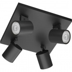 KOHTVALGUSTI PHILIPS RUNNER 4X50W GU10 MUST