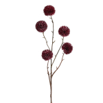 KUNSTLILL MICA DECORATIONS POMPOON 100CM LILLA