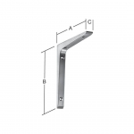 STANDARDKANDUR 195X135X36 VALGE FORMAT