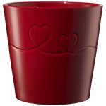 &Uuml;MBRISPOTT SOENDGEN KERAMIK ENDLESS LOVE &Oslash;13CM, PUNANE