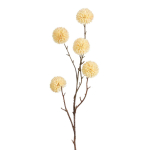 KUNSTLILL MICA DECORATIONS POMPOON 100CM KREEMJAS