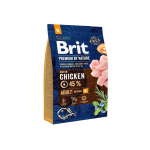 KUIVTOIT BRIT PREMIUM BY NATURE T&Auml;ISKASVANUD KOERTELE M 3KG