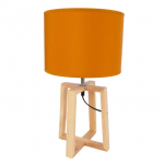 LAUALAMP WOODEN H44,5CM, OOKER