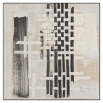 MAAL RAAMIGA 80X80CM, ABSTRAKTNE MUSTER