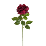 KUNSTLILL MICA DECORATIONS REAL TOUCH ROOS 65CM BORDOO