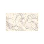 PVC KATE 2M ICONIK 260D MARBLE BIANCO HEXA GOLD