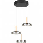 RIPPVALGUSTI CELESTE LED 3 MATT MUST KLAAS/KROOM/PUIT