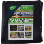EHITUSKILE MUST 0,15MM 5X6M 30M2
