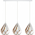 LAELAMP EGLO CARLTON1 3X60W E27 VALGE/KULD
