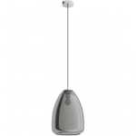 LAELAMP EGLO ALOBRASE E27 1X40W KROOM/L&Auml;BIPAISTEV MUST D300MM