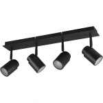 VANNITOAVALGUSTI TRIO ANGELO 4X5W LED GU10 MUST