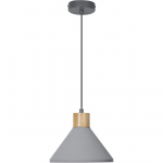 RIPPVALGUSTI LEDVANCE CONCRETE WOOD 220MM E27 TUMEHALL