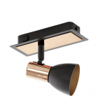 KOHTVALGUSTI BARNHAM MUST VASK 3,3W LED GU10 EGLO