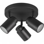 VANNITOAVALGUSTI TRIO ANGELO 3X5W LED GU10 MUST