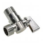 NURKVENTIIL 1/2"VK-1/2"VK METALLIST LIBLIKK&Auml;EPIDE KROOM