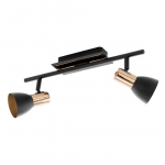 KOHTVALGUSTI BARNHAM MUST VASK 2X3,3W LED GU10 EGLO