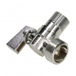 NURKVENTIIL 1/2"VK-3/4"VK METALLIST LIBLIKK&Auml;EPIDE KROOM