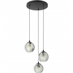 LAELAMP EGLO ARISCANI 3X40W E27 MUST/L&Auml;BIPAISTEV