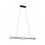 LAELAMP EGLO LASANA 3 33W LED 4500LM 3000K RIPPUV MUST