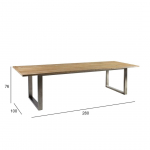 LAUD NAUTICA 280X100XH76CM TIIKPUU