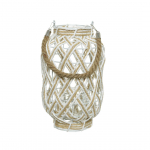 LANTERN 18CM VALGE