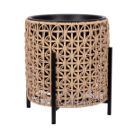 LILLEPOTT WICKER ALUSEGA 39X39XH42CM, HELEPRUUN