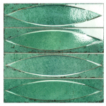 SEINAPLAAT REALONDA LENS AQUA GLOSSY 33X33CM 0,89M&sup2; PAKIS